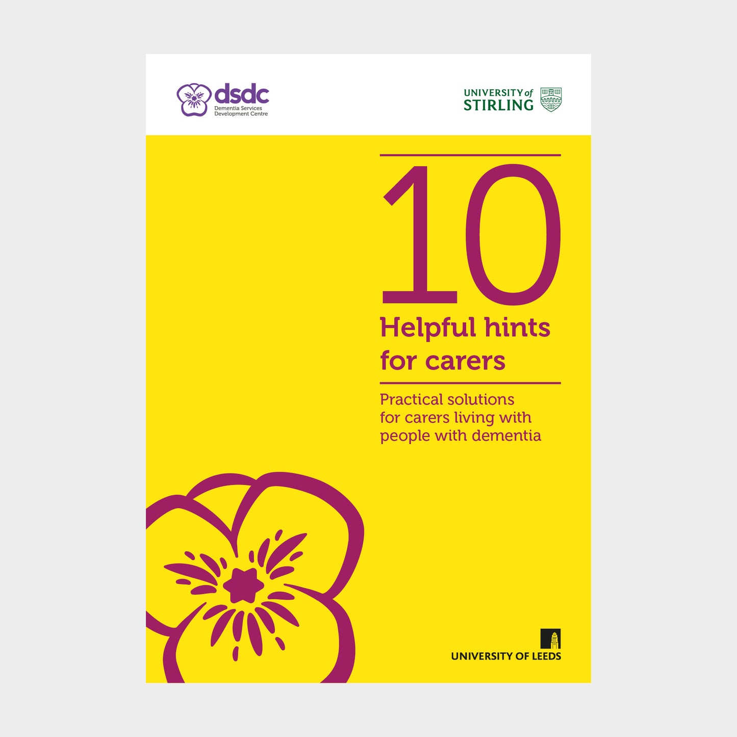 10 Helpful hints for carers (DIGITAL COPY)