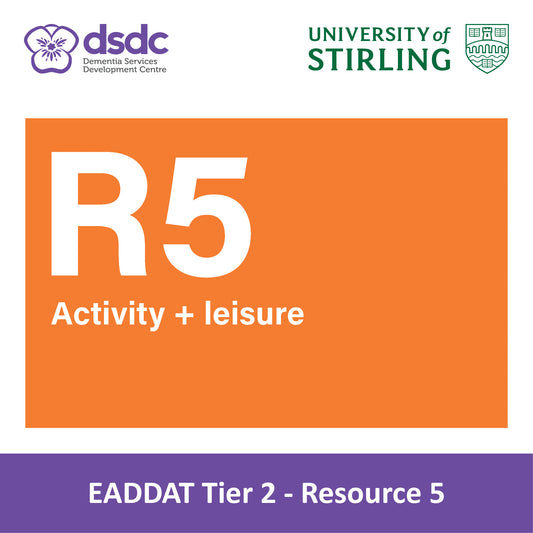 EADDAT Tier 2 - R5 Activity + Leisure