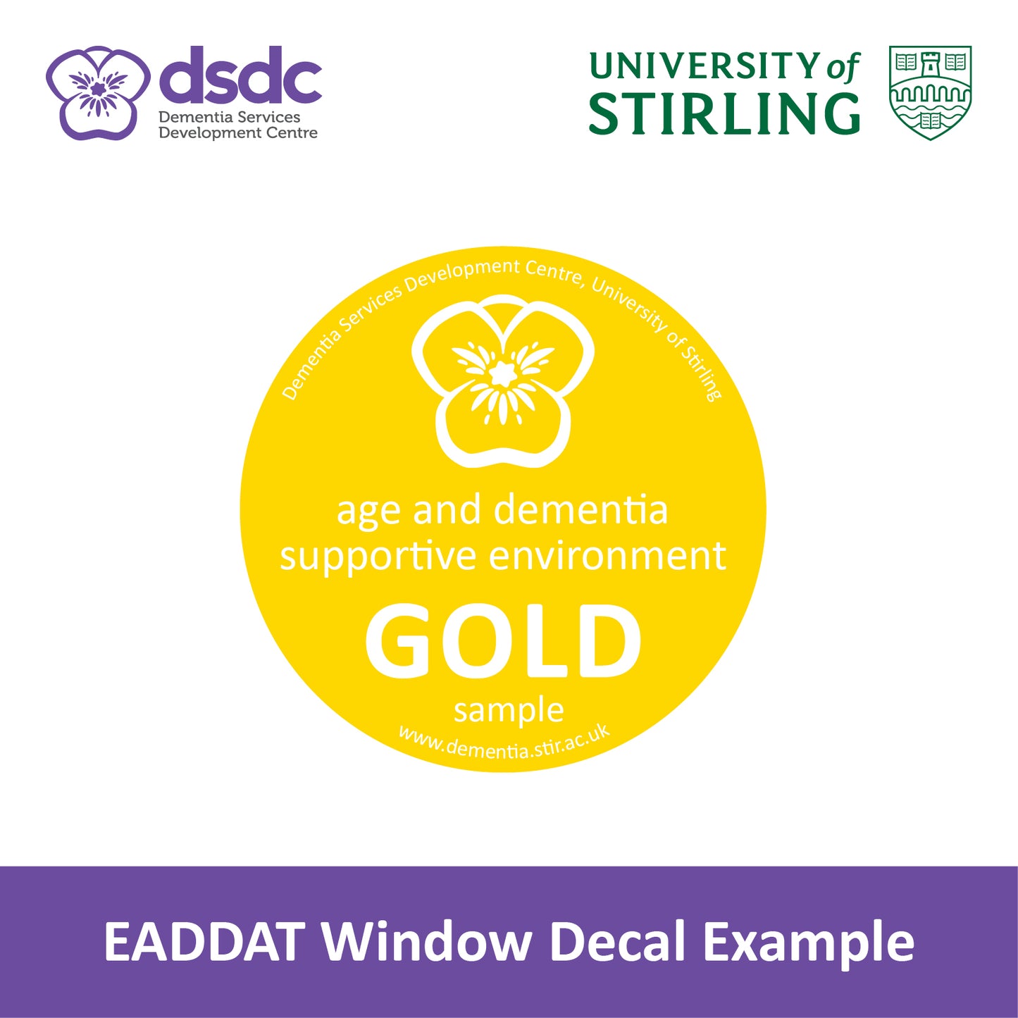 Environments for ageing and dementia design assessment tool (EADDAT) – Tier 2 DSDC Certification Request